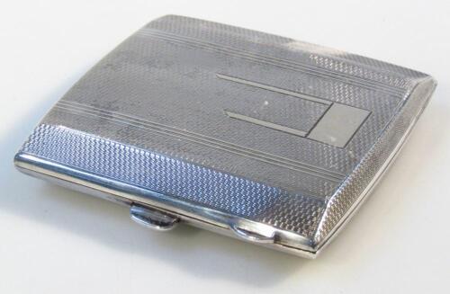 A George V Art Deco cigarette case