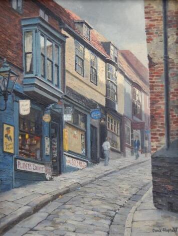 ‡David Shepherd (b.1931). Steep Hill - Lincoln