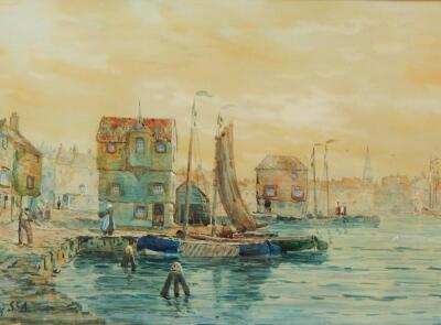 John Hamilton Glass (1820-1885). Harbour scenes - 2