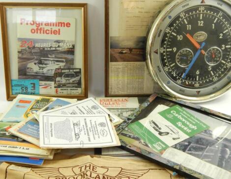 Motor Sport Interest. Including a selection of programmes from vintage race meetings of the 1980's