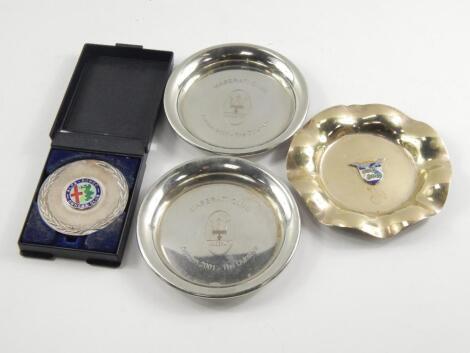 Maserati club ashtrays