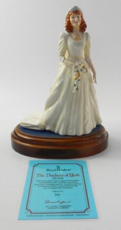 A Royal Doulton figure modelled as The Duchess of York