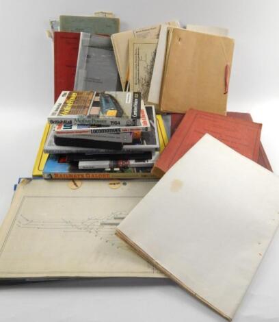 Railwayana; a quantity of books and printed ephemera