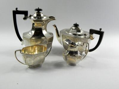 A George V silver tea service