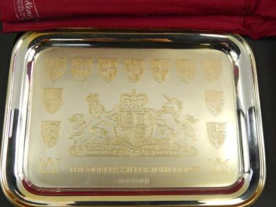 A Queen Elizabeth II Silver Jubilee tray - 2