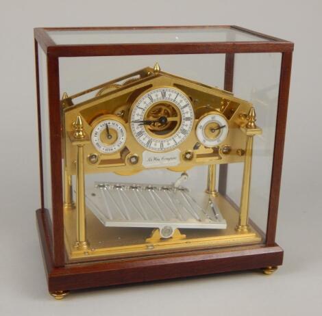 A late 20thC Sir William Congreve rolling ball clock