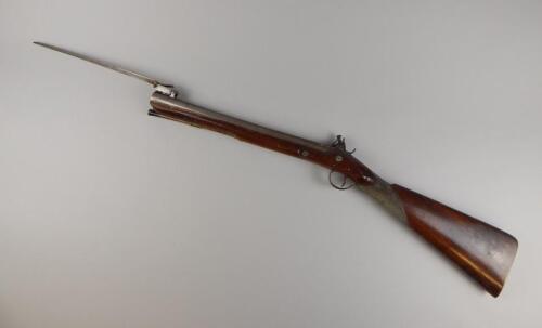 An early 19thC blunderbuss by Barber and Boaler of Newark