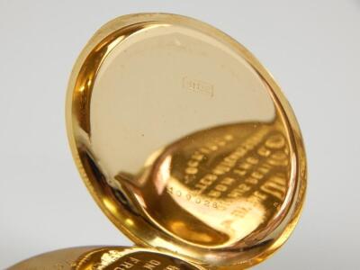 An 18ct gold pocket watch - 4