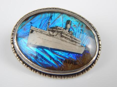 A shipping related brooch