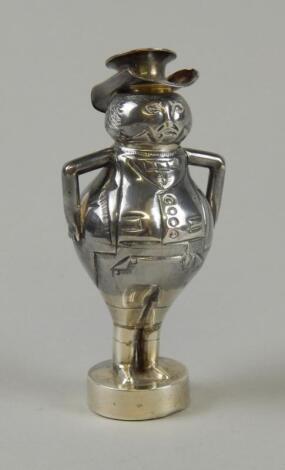 An Edward VII silver novelty pepperette