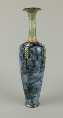 A late 19thC Doulton Lambeth stoneware vase