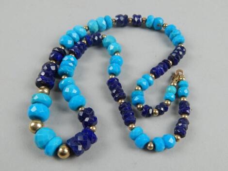 A beaded necklace