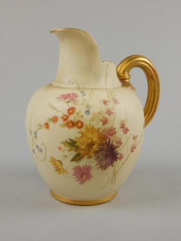 A Victorian blush ivory jug