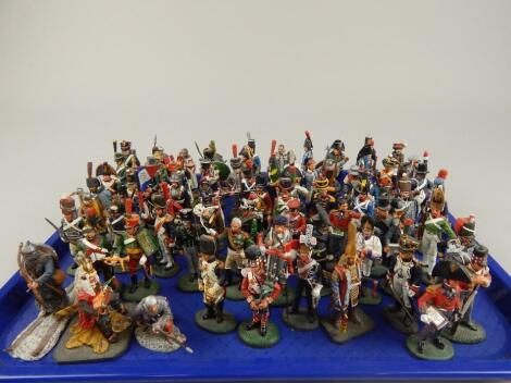 Various 20thC Del Prado metal soldiers