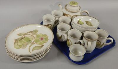 A Denby Troubadour part tea and dinner service