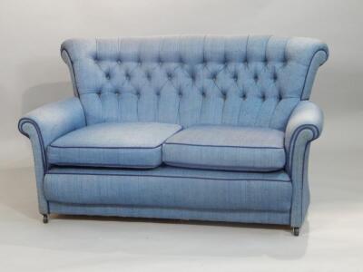 A modern two seat sofa