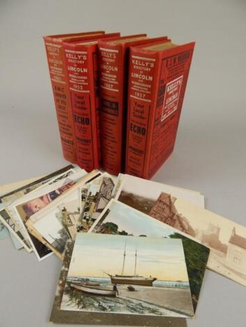 Four volumes of Kelly's Directory