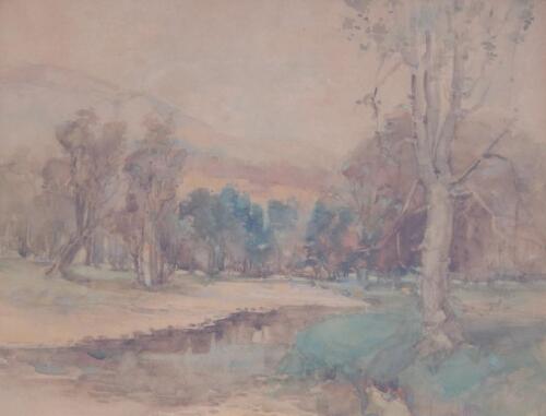 19th/20thC British School. River landscape