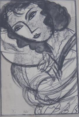 Koller (20thC). Study of a woman