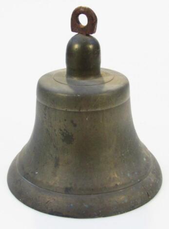 A 19thC brass ship's bell