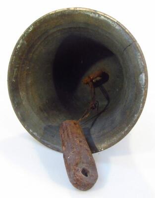 A 19thC brass ship's bell - 3