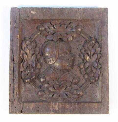 An early 18thC Continental oak panel