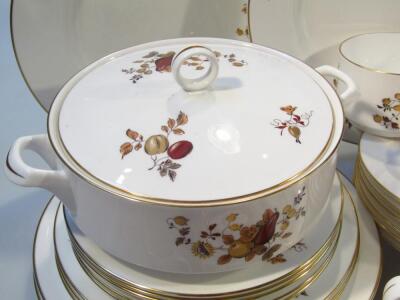 A 20thC Royal Worcester Golden Harvest pattern part dinner service - 2