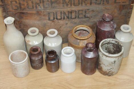 Various 19thC and later stoneware