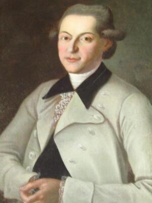 Early 19thC School. Portrait of a gentleman reputed to be Johann-Friedrick Betterli