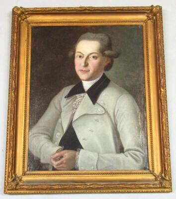 Early 19thC School. Portrait of a gentleman reputed to be Johann-Friedrick Betterli - 2