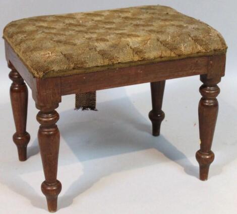 An early 20thC occasional stool