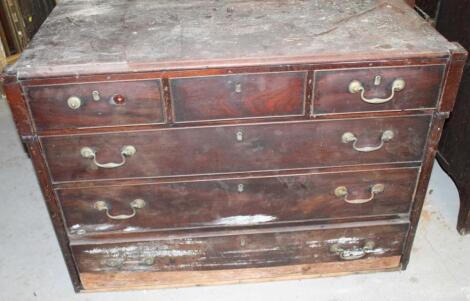 A George III mahogany chest