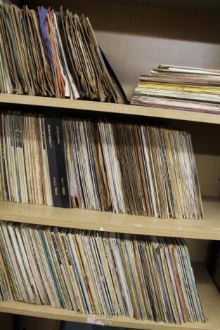 A large quantity of various 33 rpm records