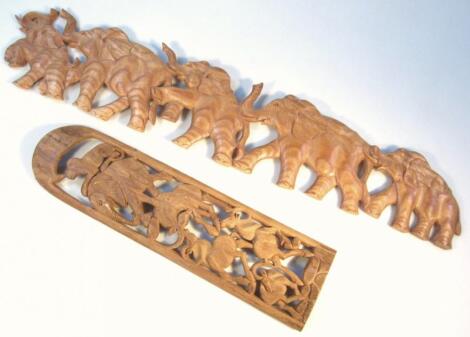 A 20thC African soft wood carving