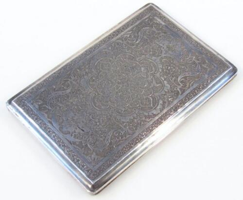 An early 20thC cigarette case