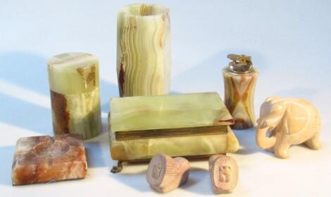 Various onyx and onyx style wares