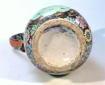 A 20thC oriental design earthenware jug and bowl - 3