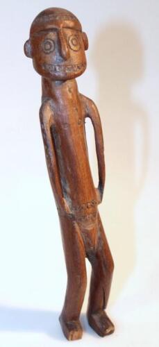 An early 20thC carved African hardwood figure