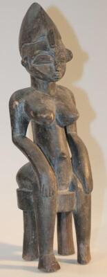 A 20thC carved African tribal figure - 4