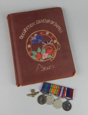 A group of Second World War medals etc