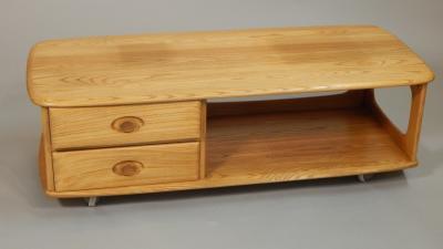 An Ercol light elm Retro style coffee table