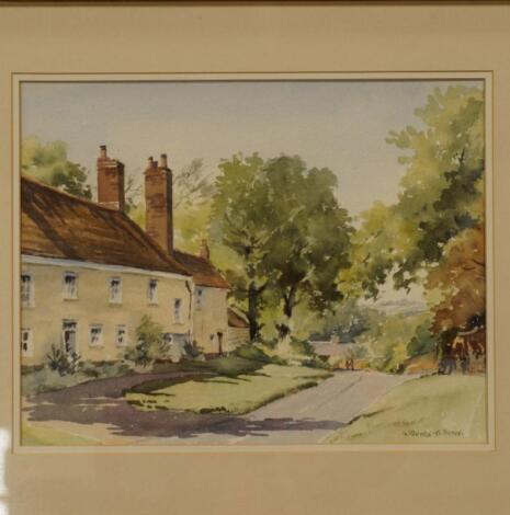 Freda Ward (British 20thC). Stoke by Wayland