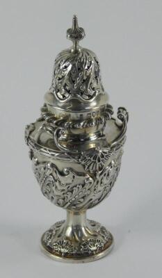 A Victorian silver sugar sifter