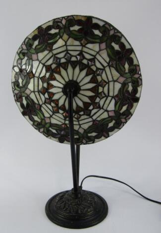 A Tiffany style table lamp