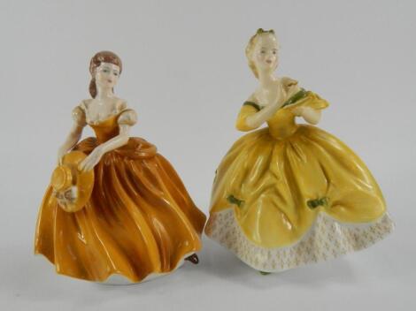 A Royal Doulton figure modelled as The Last Waltz