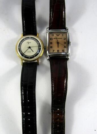 Two gentleman's wristwatches