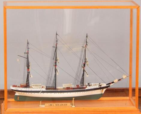 A scale model of the S.M.S. Seeadler