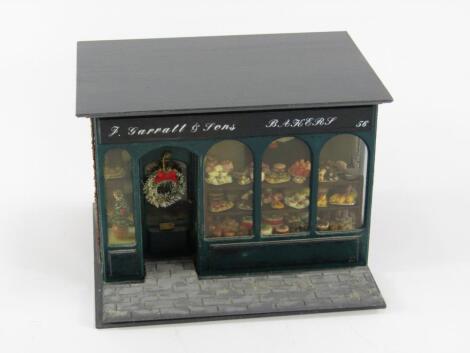 A scale model of a bakery