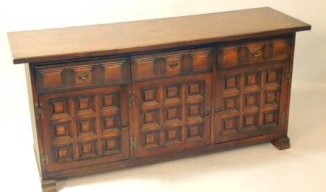 A Younger oak sideboard