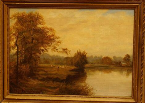 Rosie Cornwell (19th/20thC School). 'The Trent at Wilford